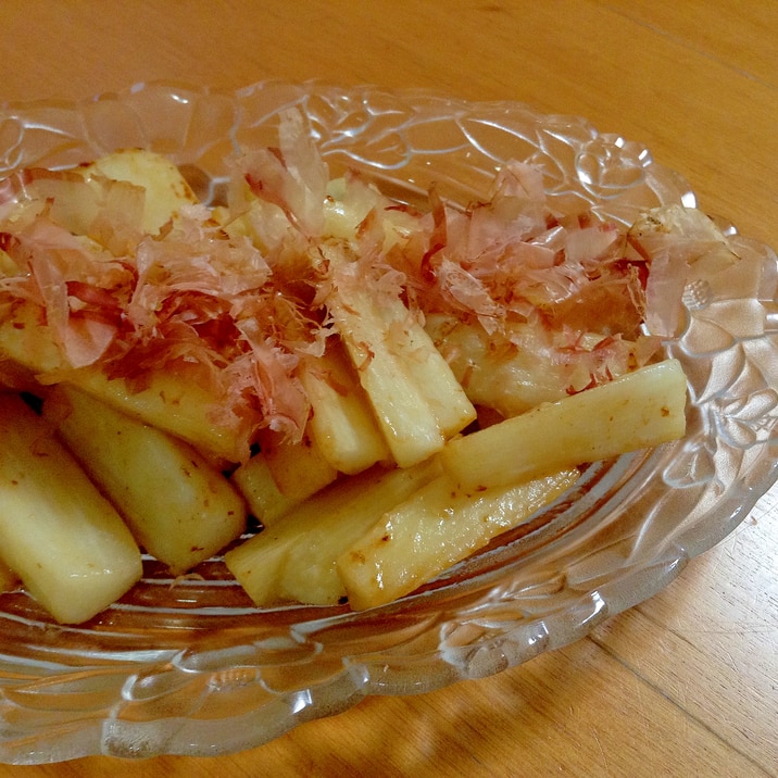 長いものバター醤油炒め